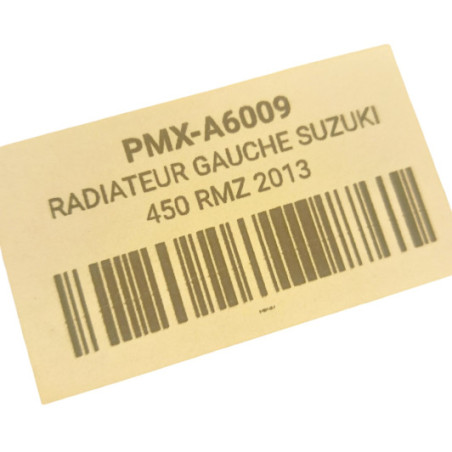Radiateur Gauche Suzuki 450 Rmz 2013-2017