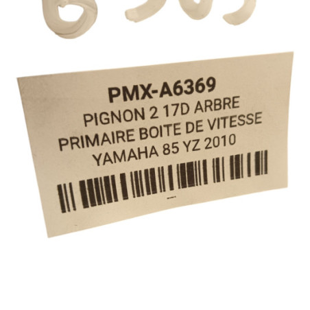 Pignon 2 17D Arbre Primaire Boite De Vitesse Yamaha 85 Yz 2010