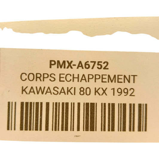 Corps Echappement Kawasaki 80 Kx 1992-1997