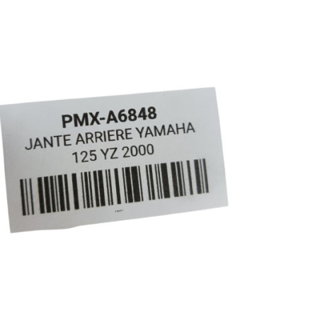 Jante Arriere Yamaha 125 Yz 2000