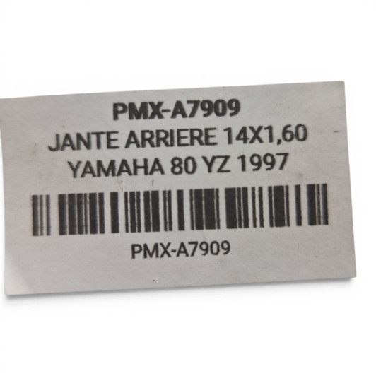 Jante Arriere 14X1,60 Yamaha 80 Yz 1993-2001