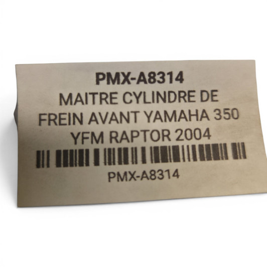 Maitre Cylindre De Frein Avant Yamaha 350 Yfm 2004-2011