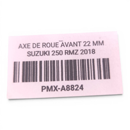 Axe De Roue Avant  Suzuki 250 Rmz 2016-2018