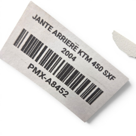Jante Arriere Ktm 450 Sxf 2003-2006