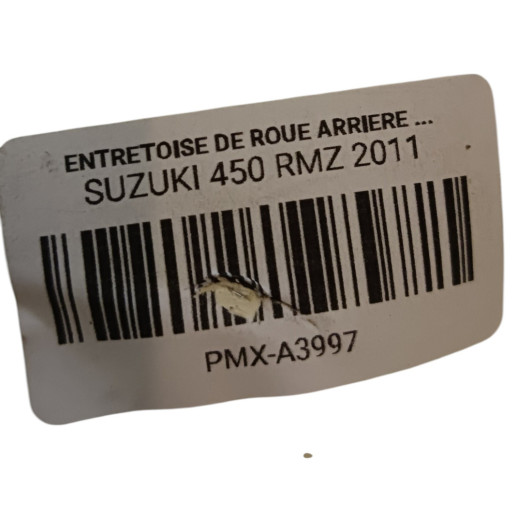 Entretoise De Roue Arriere Suzuki 450 Rmz 2011