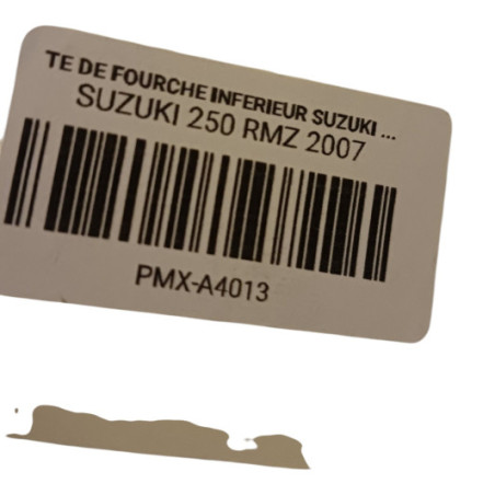 Te De Fourche Inferieur Suzuki 250 Rmz 2007