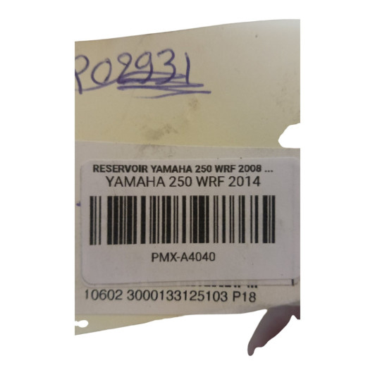 Reservoir Yamaha 450 Wrf 2014