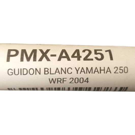 Guidon Blanc Yamaha 250 Wrf 2001-2006