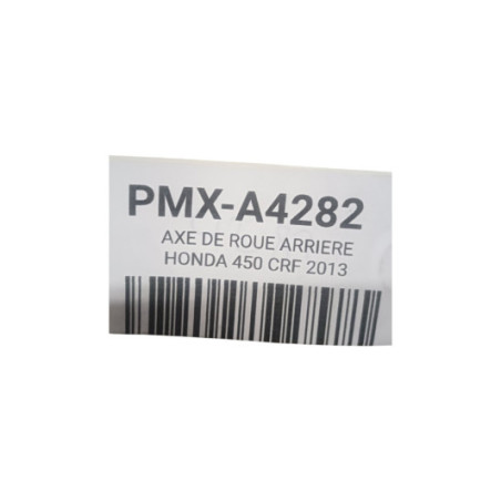 Axe De Roue Arriere Honda 450 Crf 2013-2016