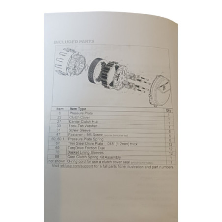 Embrayage Rekluse Honda 450 Crf 2017-2020
