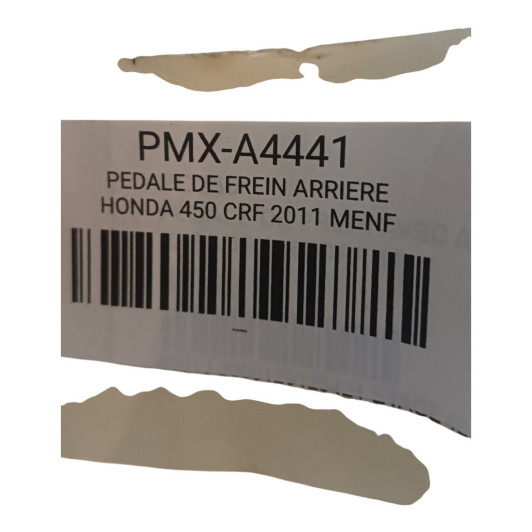 Pedale De Frein Arriere Honda 450 Crf 2009-2012