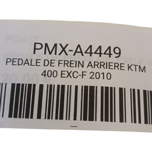 Pedale De Frein Arriere Ktm 400 Exc-F 2010