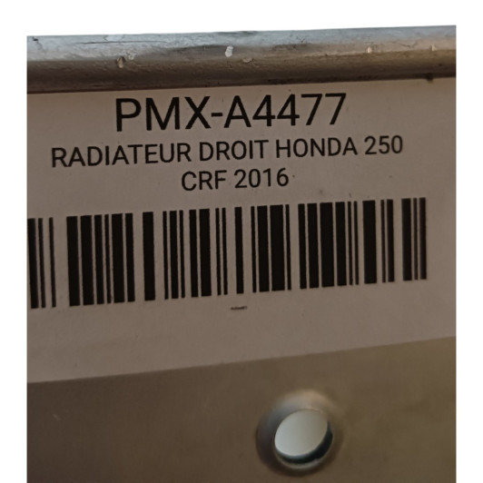Radiateur Droit Honda 250 Crf 2014-2017