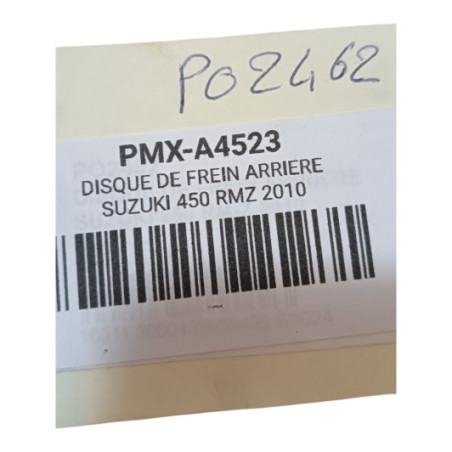 Disque De Frein Arriere Suzuki 450 Rmz 2010