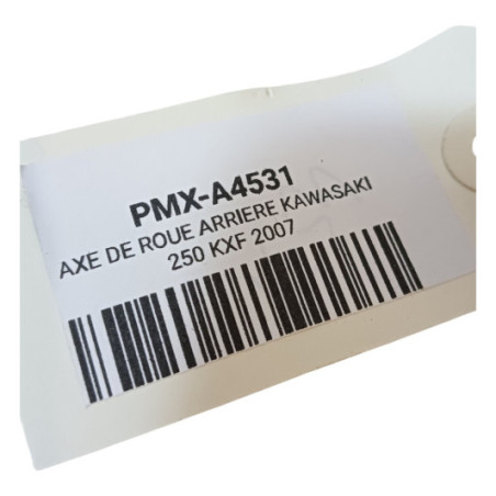 Axe De Roue Arriere Kawasaki 250 Kxf 2007-2009