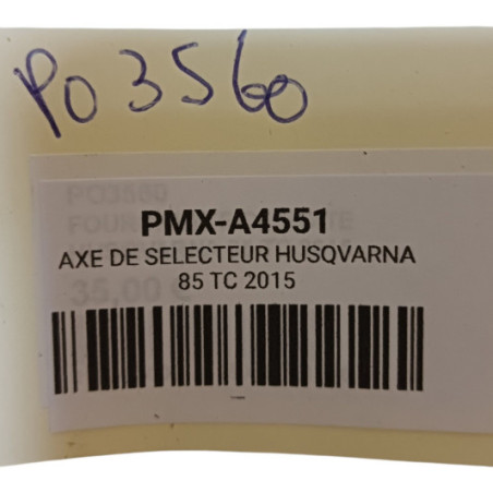 Axe De Selecteur Husqvarna 85 Tc 2015