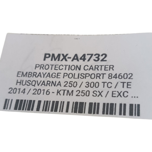 Protection Carter Embrayage Polisport 84602 Husqvarna 250 Te 2014-2016