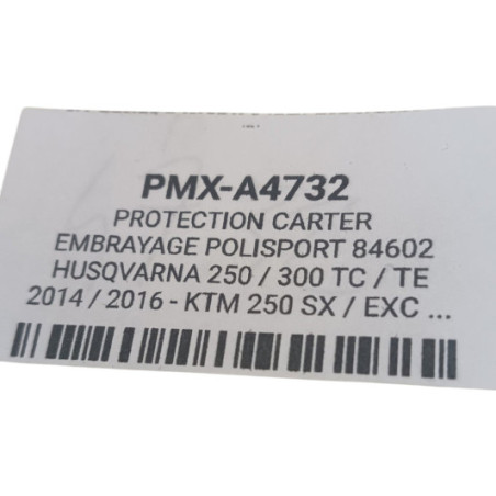 Protection Carter Embrayage Polisport 84602 Husqvarna 250 Te 2014-2016