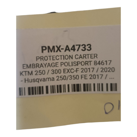 Protection Carter Embrayage Polisport 84617 Ktm 250 Exc-F 2017-2019