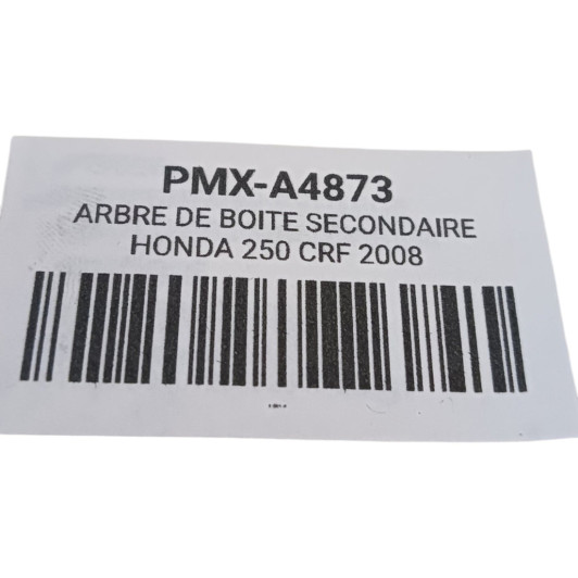 Arbre De Boite Secondaire Honda 250 Crf 2007-2009