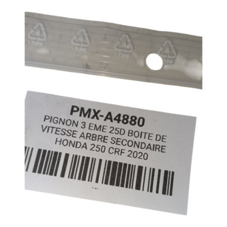 Pignon 3 Eme 25D Boite De Vitesse Arbre Secondaire Honda 250 Crf 2018-2021