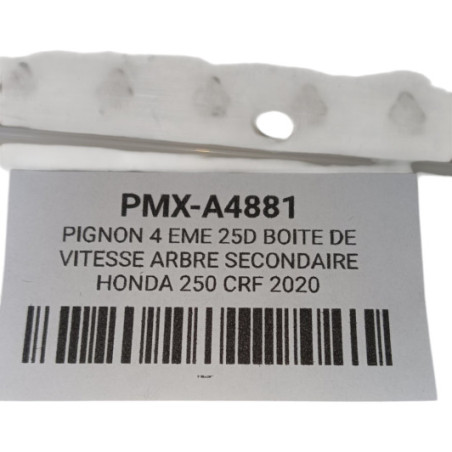 Pignon 4 Eme 25D Boite De Vitesse Arbre Secondaire Honda 250 Crf 2018-2021