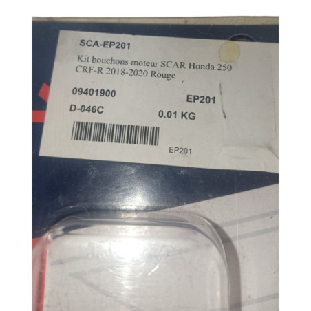 Couvercle Frein Avant Arriere Scar Honda 250 Crf 2018-2021