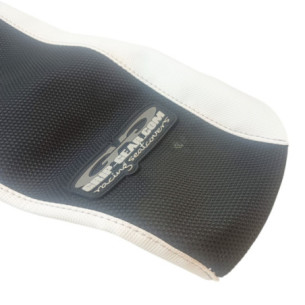 Housse De Selle Grip-Gear Noir Et Blanche Suzuki 450 Rmz 2015 2