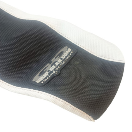 Housse De Selle Grip-Gear Noir Et Blanche Suzuki 450 Rmz 2015
