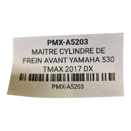 Maitre Cylindre De Frein Avant Yamaha 530 Tmax 2017