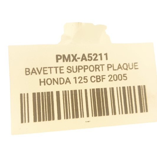 Bavette Support Plaque Honda 125 Cbf 2005