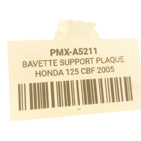 Bavette Support Plaque Honda 125 Cbf 2005