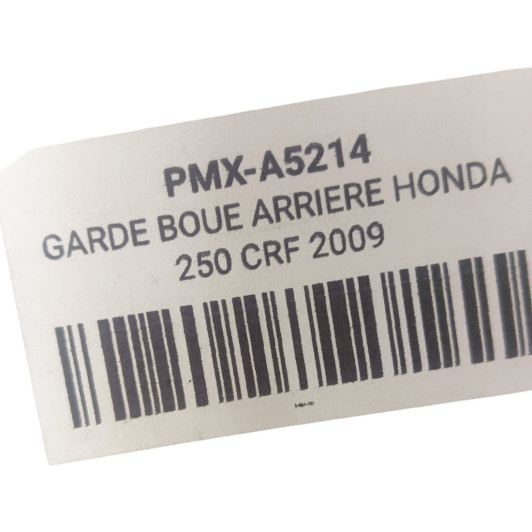 Garde Boue Arriere Honda 250 Crf 2007-2009
