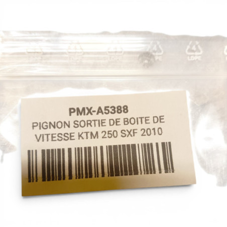 Pignon Sortie De Boite De Vitesse Ktm 250 Sxf 2007-2010