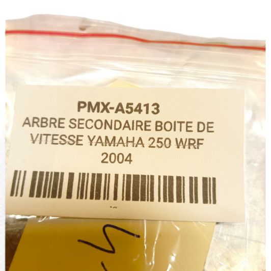 Arbre Secondaire Boite De Vitesse Yamaha 250 Wrf 2001-2006