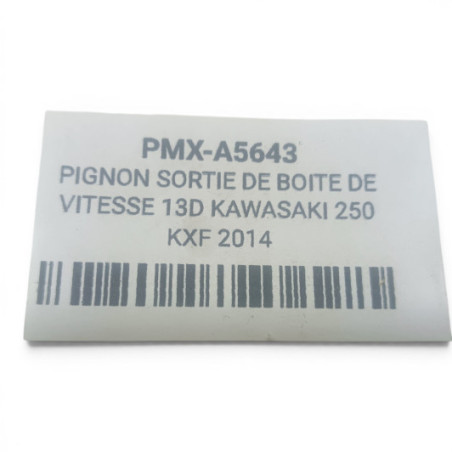 Pignon Sortie De Boite De Vitesse 13D Kawasaki 250 Kxf 2014