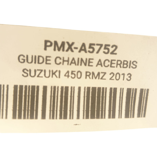 Guide Chaine De Bras Oscillant Acerbis Suzuki 450 Rmz 2013-2017