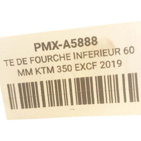 Te De Fourche Inferieur 60 Mm Ktm 350 Exc-F 2017-2019