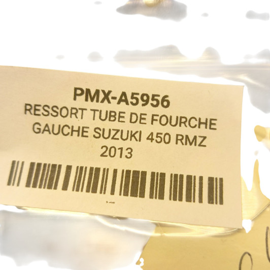 Ressort Tube De Fourche Gauche 48Mm Suzuki 450 Rmz 2013-2017