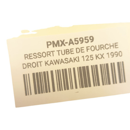 Ressort Tube De Fourche Droit 41 Mm Kawasaki 125 Kx 1990-1993