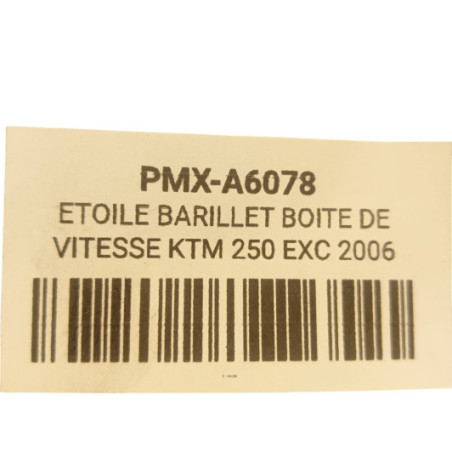 Etoile Barillet Boite De Vitesse Ktm 250 Sx 2003-2006