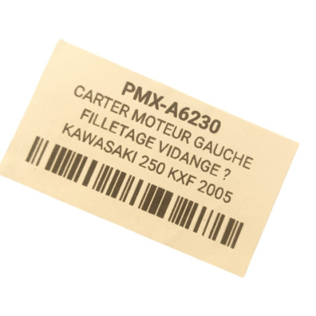 Carter Moteur Gauche Filletage Vidange ? Kawasaki 250 Kxf 2004-2005