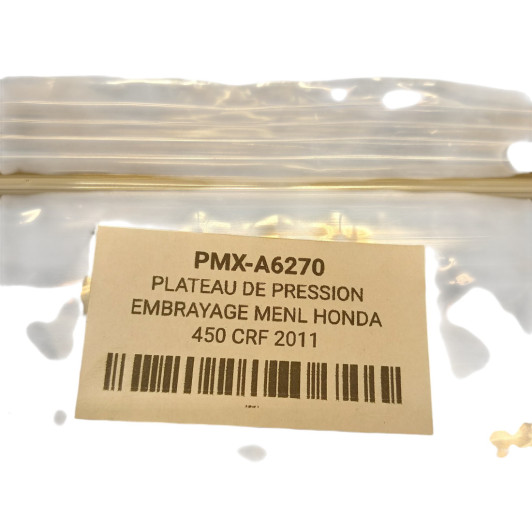 Plateau De Pression Embrayage Menl Honda 450 Crf 2009-2012