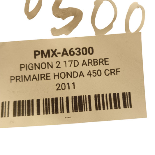 Pignon 2 17D Arbre Primaire Honda 450 Crf 2009-2012