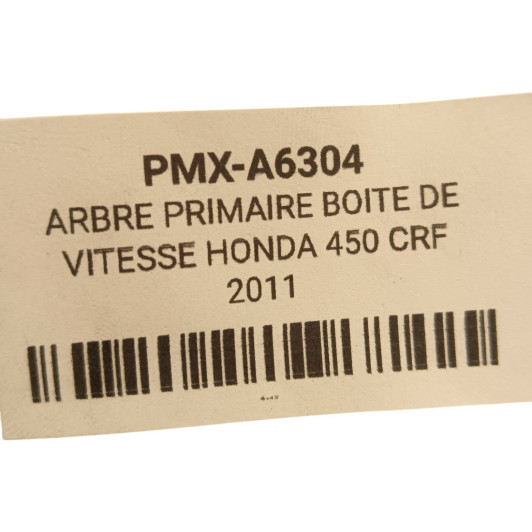Arbre Primaire Boite De Vitesse Honda 450 Crf 2009-2012