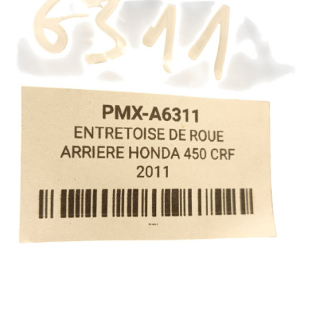 Entretoise De Roue Arriere Honda 450 Crf 2009-2012
