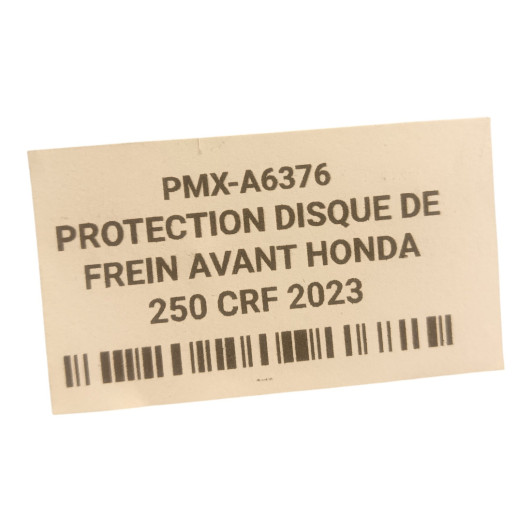 Protection Disque De Frein Avant Honda 250 Crf 2022-2024