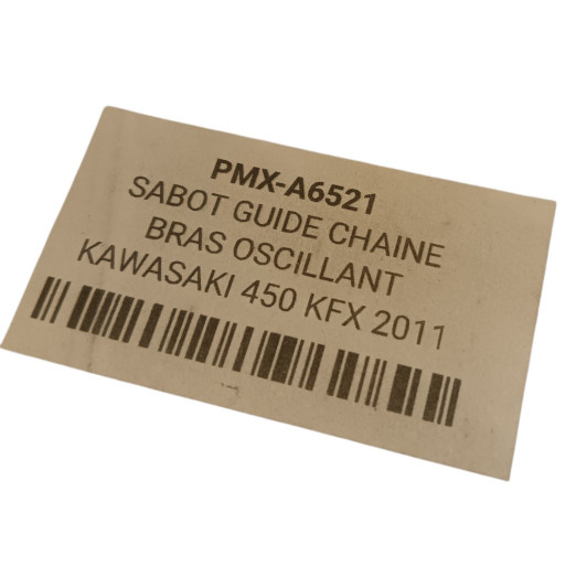 Sabot Guide Chaine Bras Oscillant Kawasaki 450 Kfx 2008-2014