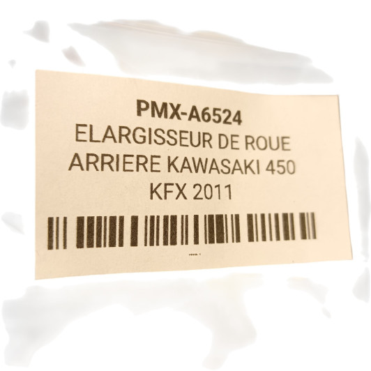 Elargisseur De Roue Arriere Kawasaki 450 Kfx 2008-2014