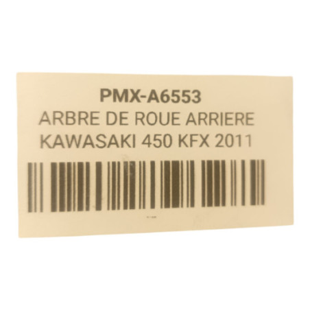 Arbre De Roue Arriere Kawasaki 450 Kfx 2008-2014